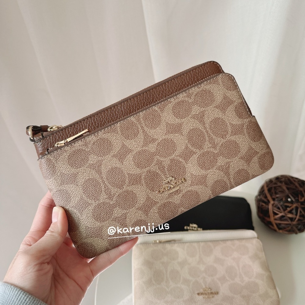 【Coach】 單層/雙層 防刮 萬用百搭 大手拿 錢包 包包-規格圖9