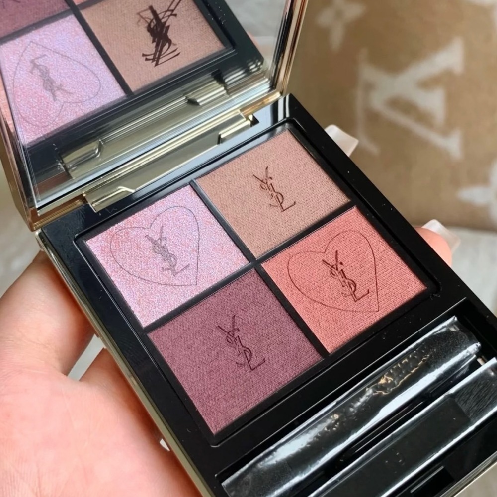 YSL 時尚4色眼影盤 #125 Blooming Lust  4g-細節圖3