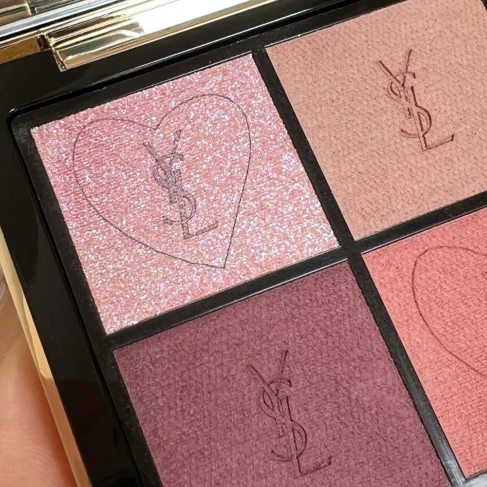 YSL 時尚4色眼影盤 #125 Blooming Lust  4g-細節圖5