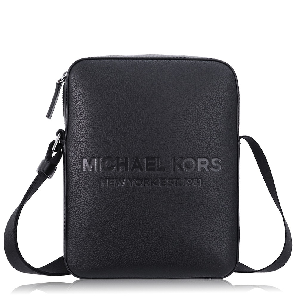 【MICHAEL KORS】MK 男款 壓紋 LOGO 側背包-細節圖4