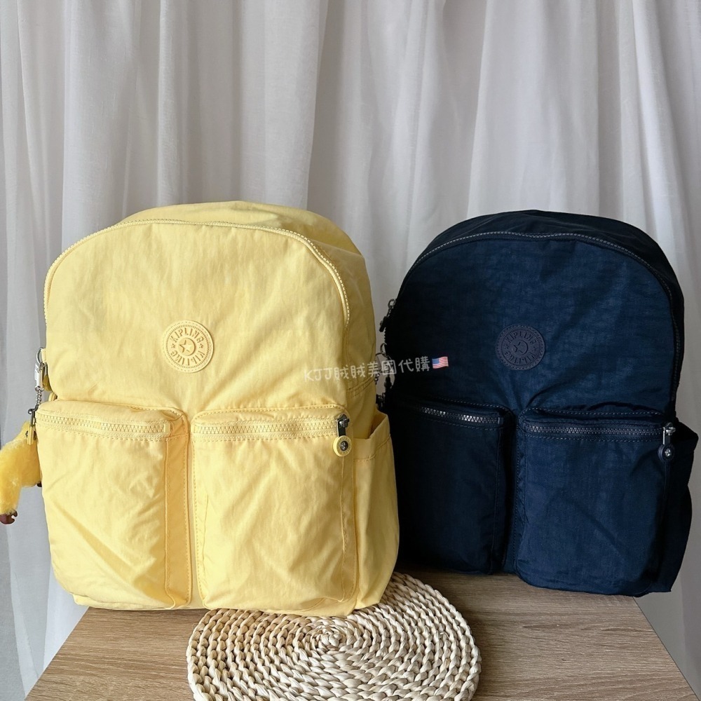 【Kipling】CHARNELL 多拉鍊 收納 後背包 媽媽包 包包 兩色可選-細節圖2