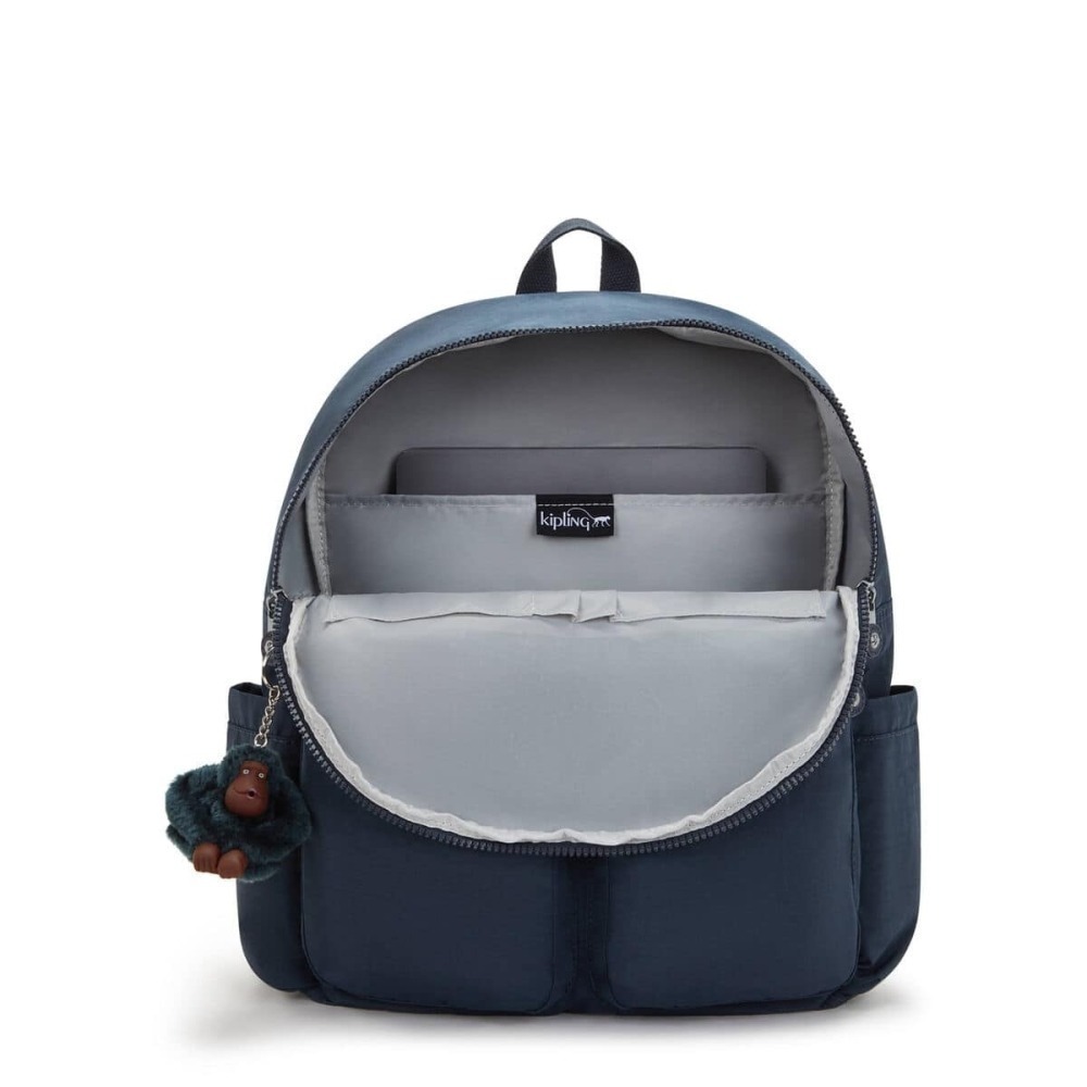 【Kipling】CHARNELL 多拉鍊 收納 後背包 媽媽包 包包 兩色可選-細節圖9