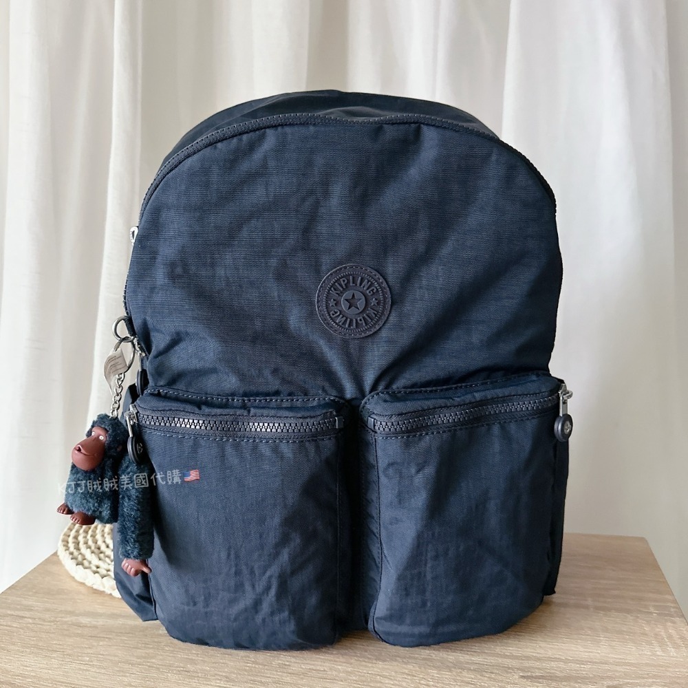 【Kipling】CHARNELL 多拉鍊 收納 後背包 媽媽包 包包 兩色可選-規格圖11