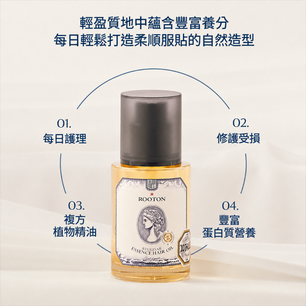 【ROOTON】喚活極萃雙效修護髮油100ml