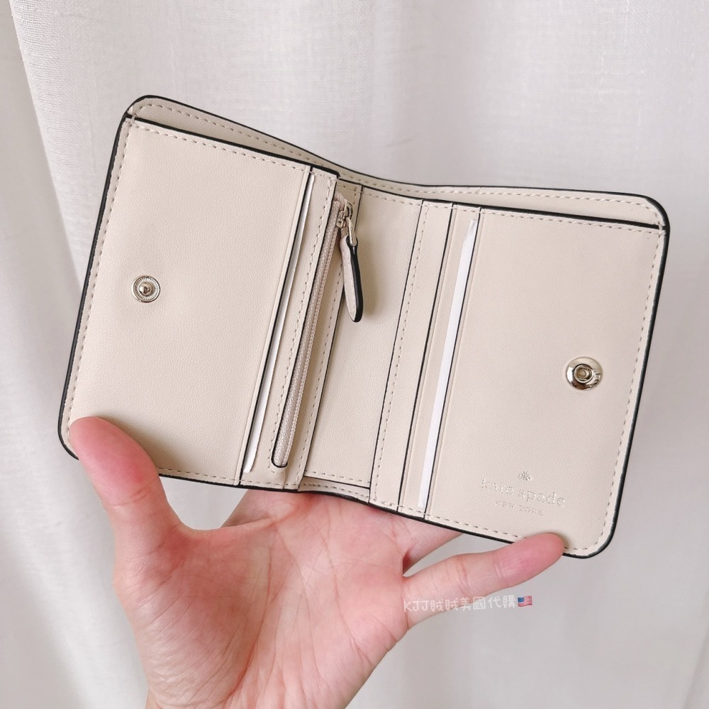 【Kate spade】KS兩折 短夾 皮夾 包包-細節圖7