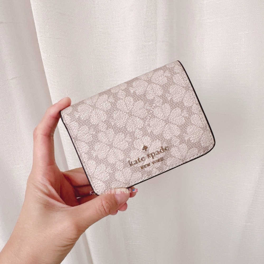 【Kate spade】KS兩折 短夾 皮夾 包包-細節圖4