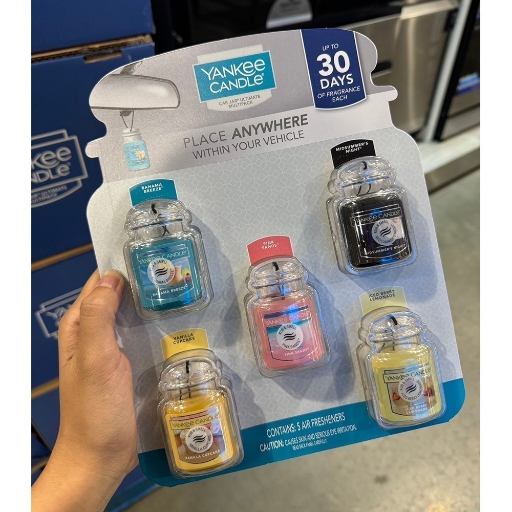 【Yankee Candle】車內掛飾 香氛 5入-細節圖3