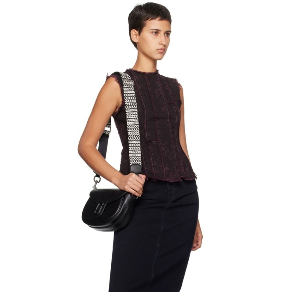 【Marc Jacobs】MJ 編織 寬版 背帶-細節圖3