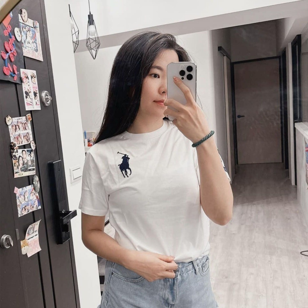 【POLO】大馬女生短袖上衣白-XL
