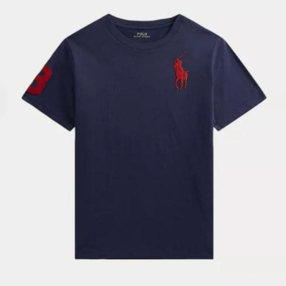 【POLO】大馬 女生短袖上衣深藍-M