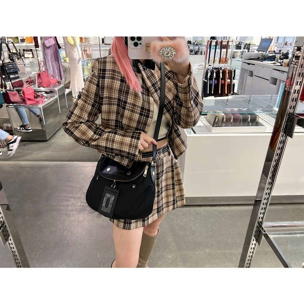 【Marc Jacobs】MJ  大豬 小豬 尼龍  側背 斜背 包包-細節圖8