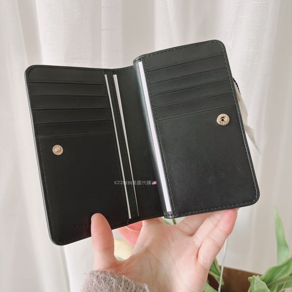 【MJ】荔枝皮 經典 中夾 皮夾 包包 黑色-細節圖4