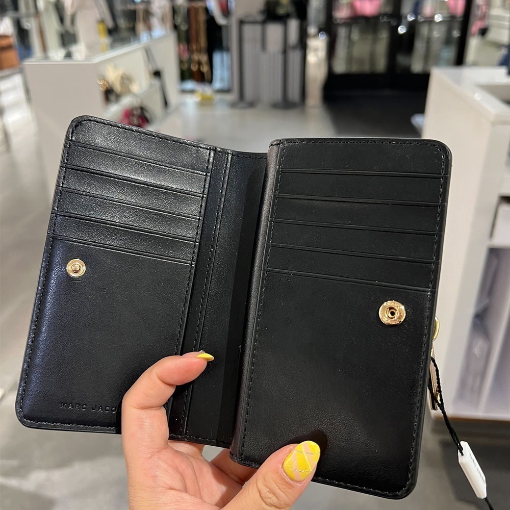 【MJ】荔枝皮 經典 中夾 皮夾 包包 黑色-細節圖6