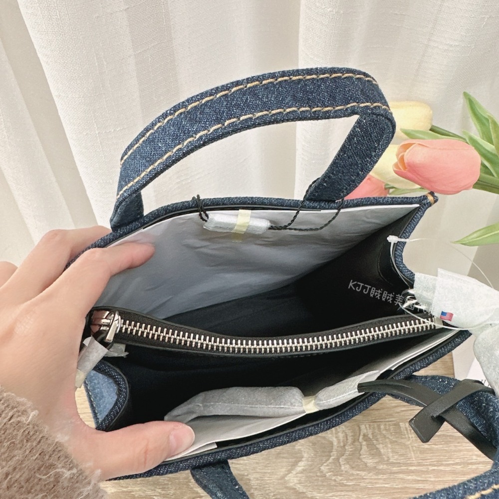 【Marc Jacobs】MJ 牛仔 托特包 側背 斜背-細節圖4