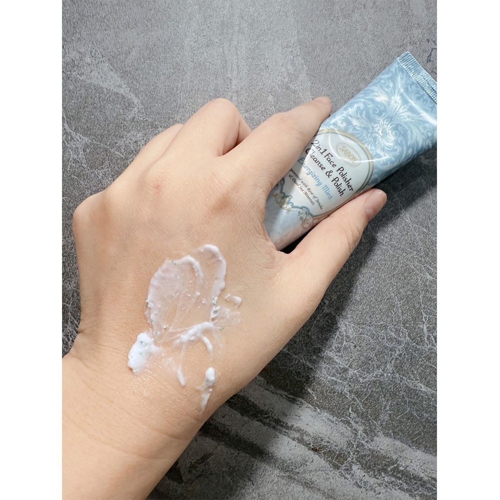 【Sabon】臉部 二合一 磨砂膏 60ml  薄荷 效期2026/11-細節圖4
