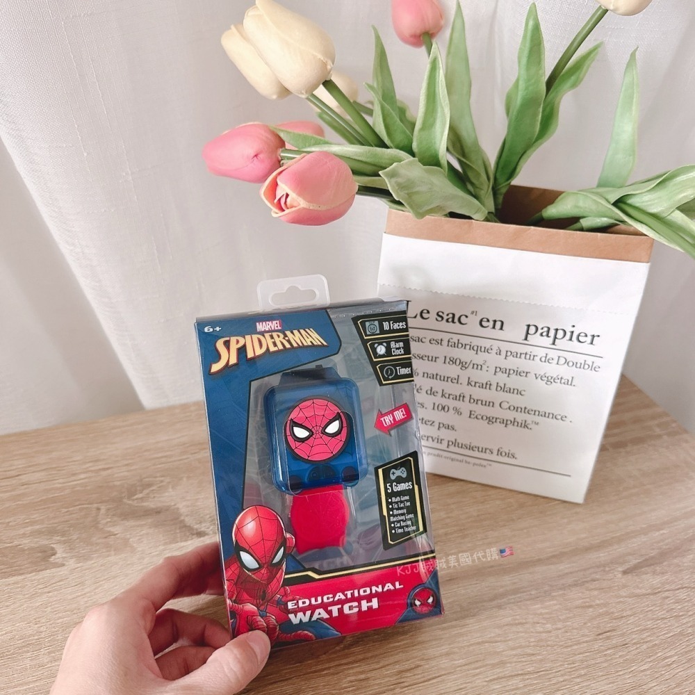 【Accutime】兒童 Marvel 蜘蛛人/kitty 凱蒂貓  多功能 遊戲 學習 手錶 兒童節 玩具-細節圖5