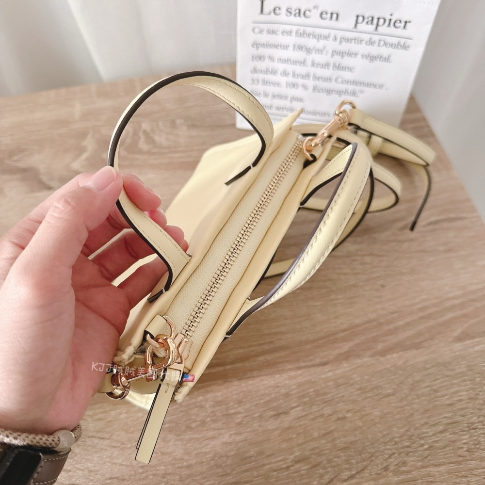 【Tory Burch】TB Ella 尼龍迷你托特包-細節圖4