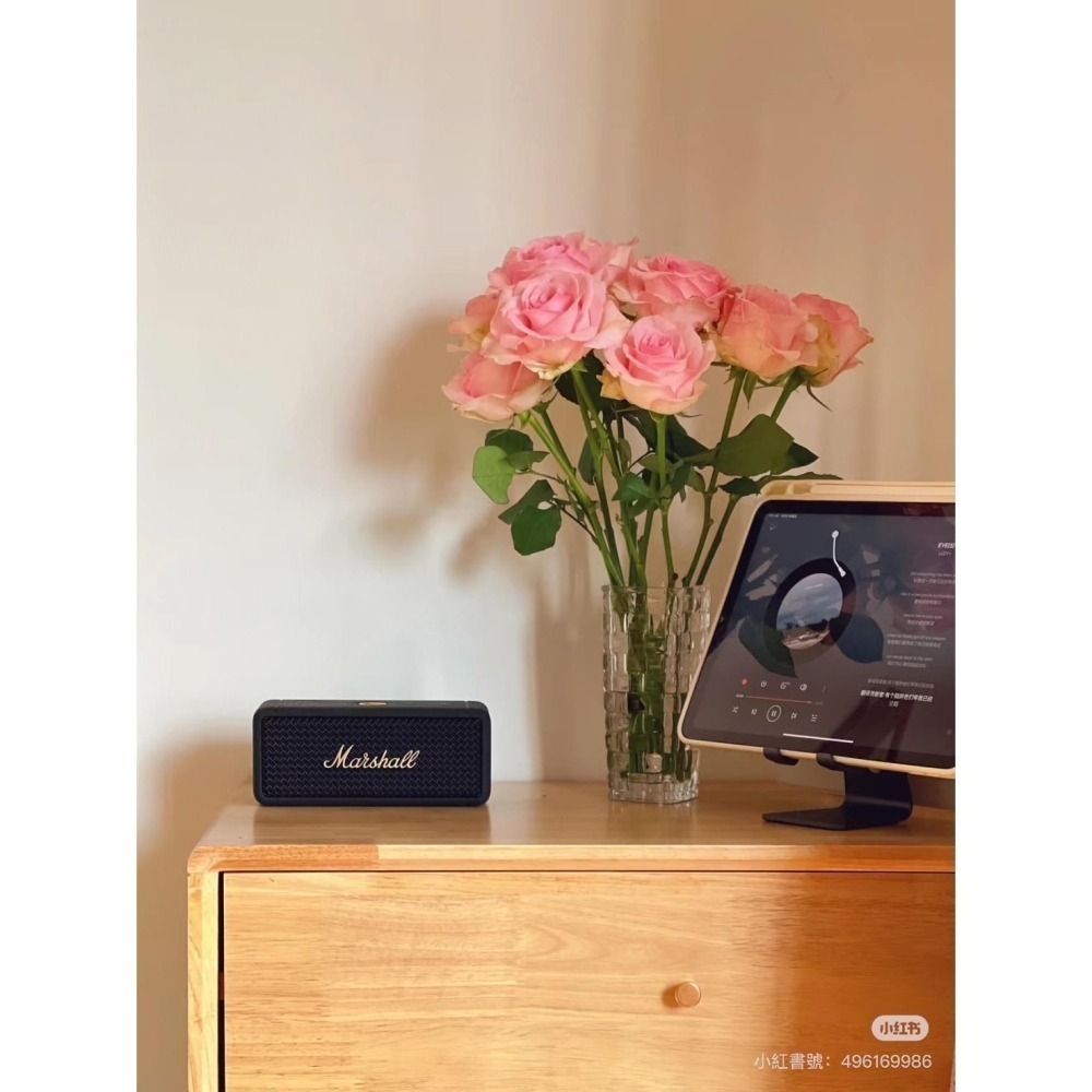 【Marshall】攜帶式藍牙音響 Emberton II 經典黑金配色-細節圖4