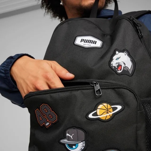 【PUMA】Patch 貼布後 背包 黑色 #台灣公司貨-細節圖7