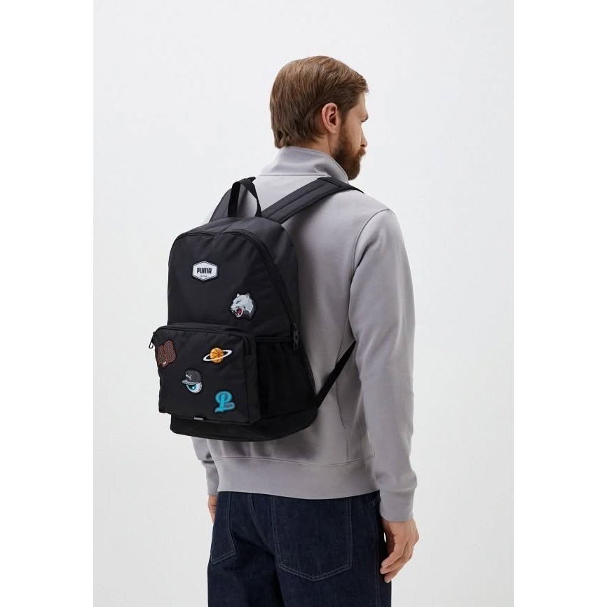 【PUMA】Patch 貼布後 背包 黑色 #台灣公司貨-細節圖9