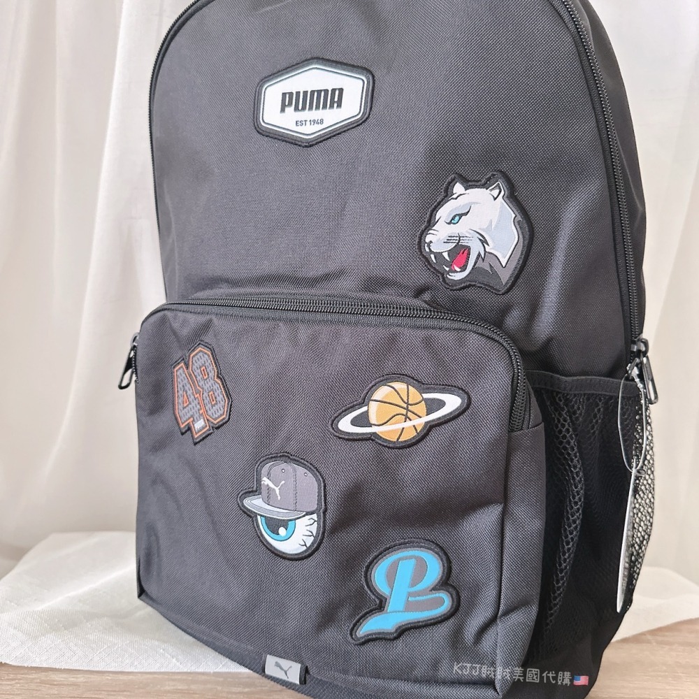 【PUMA】Patch 貼布後 背包 黑色 #台灣公司貨-細節圖2