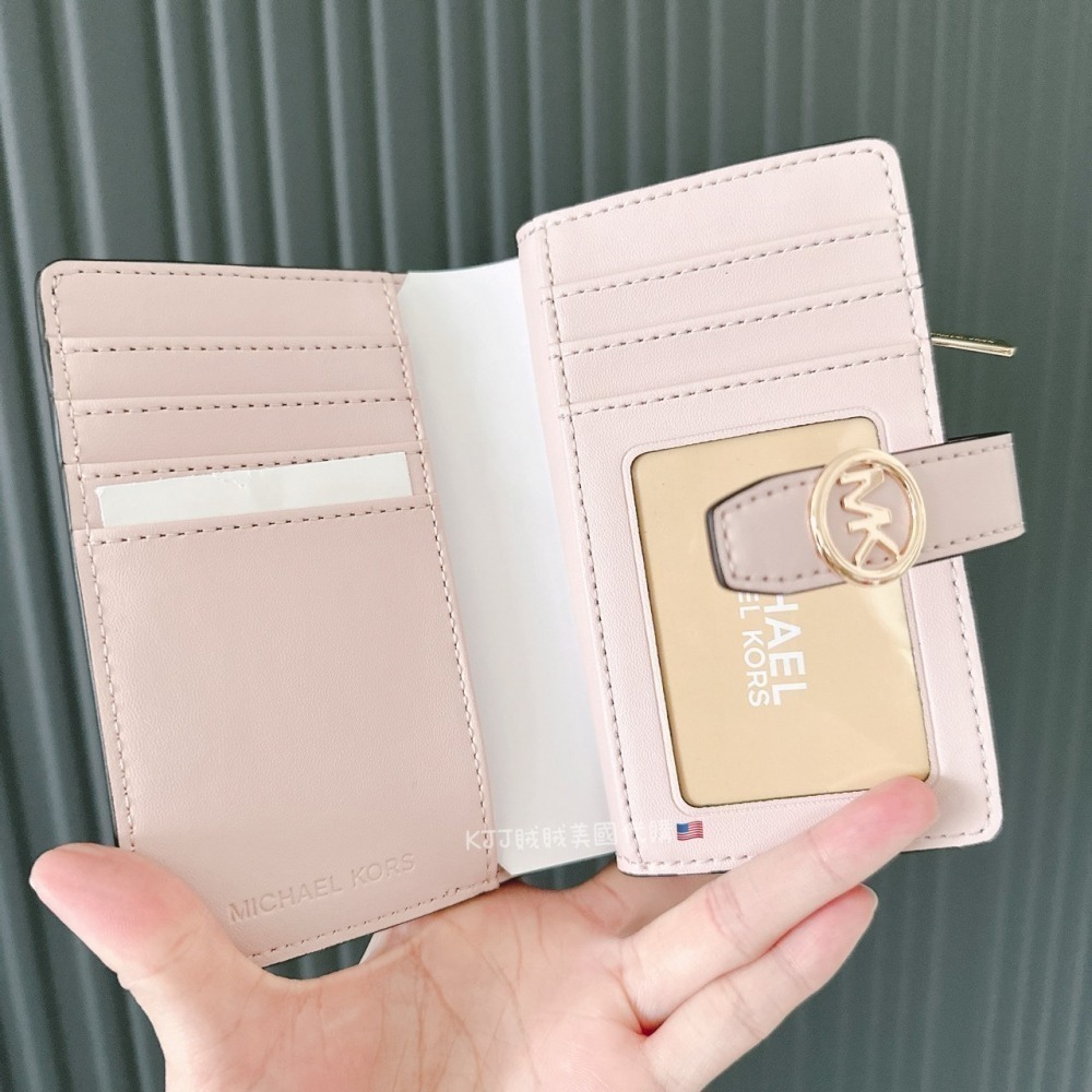 【MK】防刮 圓牌 多層 零錢 中夾 /薄款 中長夾-細節圖5