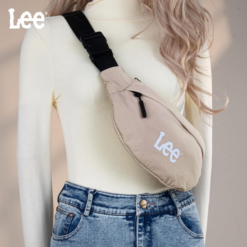 【Lee】廣告款 尼龍胸包 側背包-細節圖2