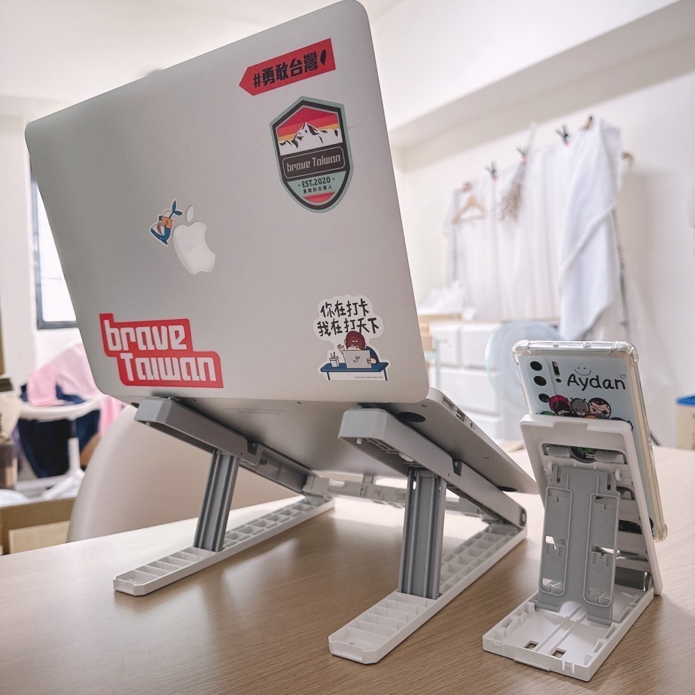 【archgon】多功能 手機 平板架 摺疊 筆電架-細節圖7