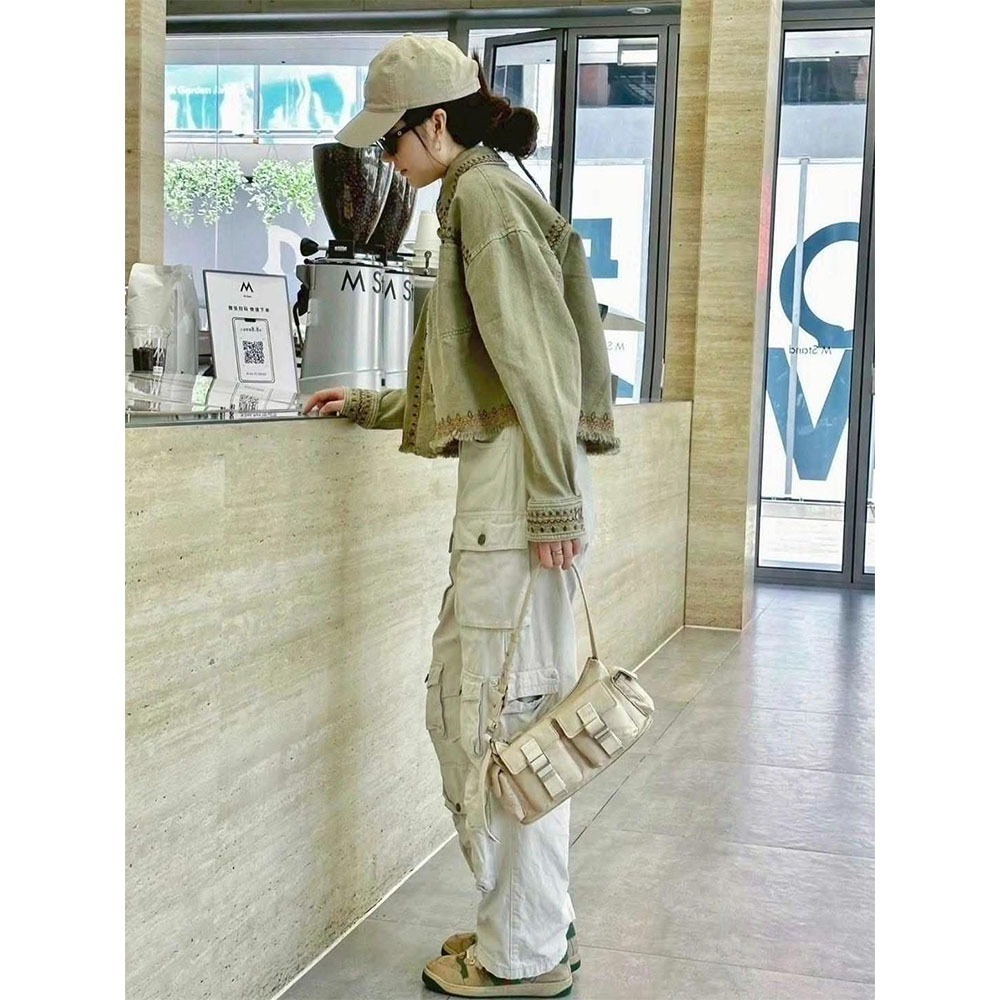 【維多利亞的秘密】Victoria’s Secret 雙口袋 尼龍 保齡球包-細節圖5