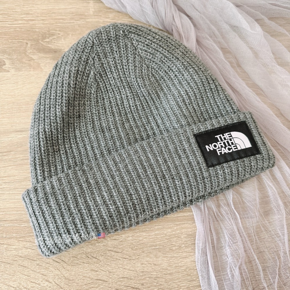 【The North Face】北臉經典 布標 毛帽-細節圖3