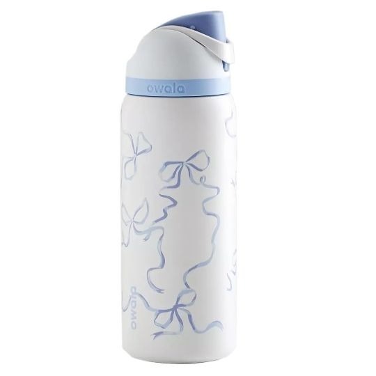 【Owala】保溫杯 蝴蝶結  白底 710ml/粉底945ml-細節圖3