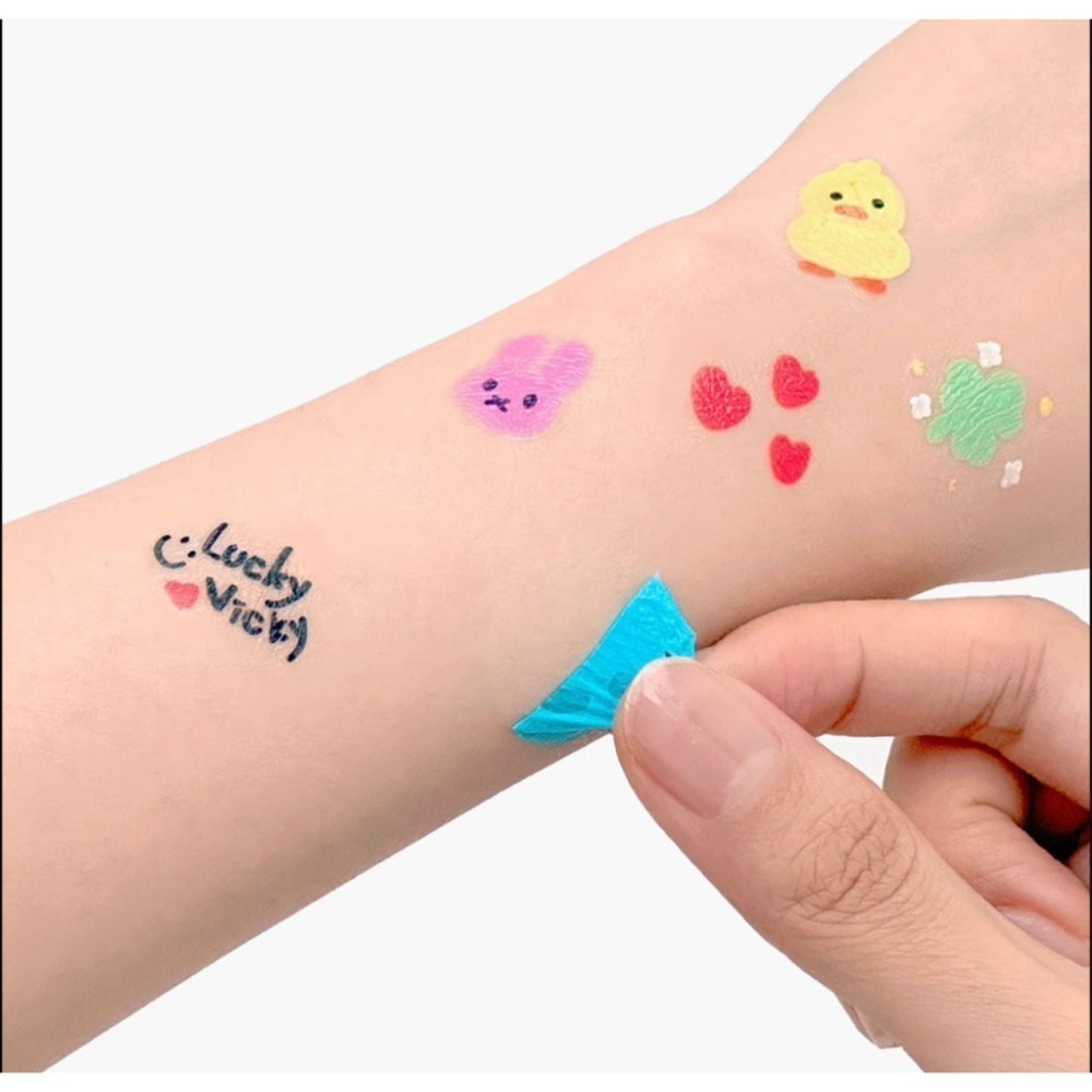 【韓國】兒童 DIY 手繪 紋身貼紙套組-細節圖4