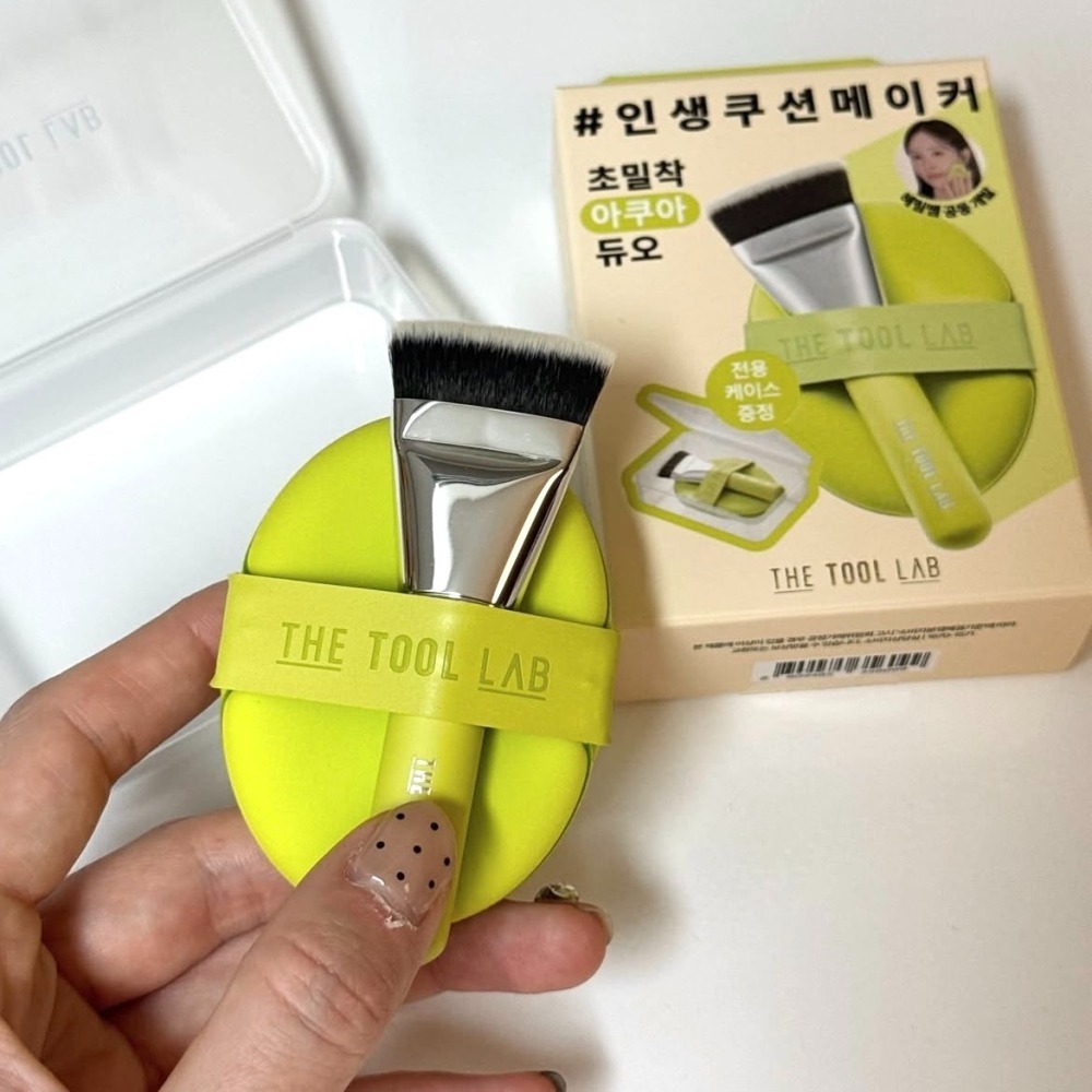 🔥Olive Young銷售破百萬🔥韓國【THE TOOL LAB】水感澎澎粉撲組-細節圖2