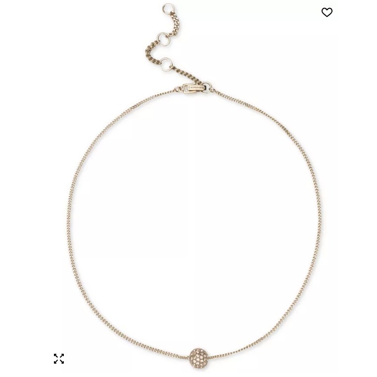 GIVENCHY 紀梵希   滿天鑽項鍊 兩色 金/銀-細節圖4