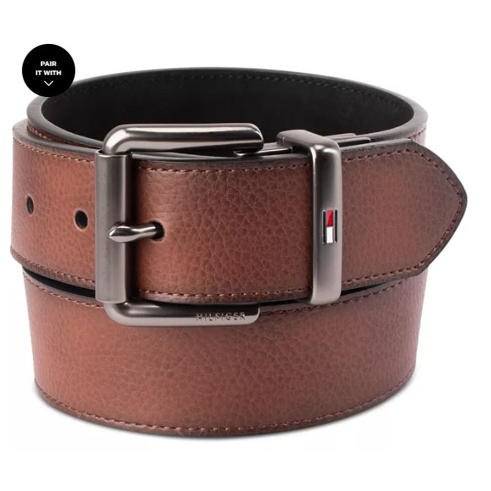 【Tommy】金屬 雙面 皮帶-細節圖4