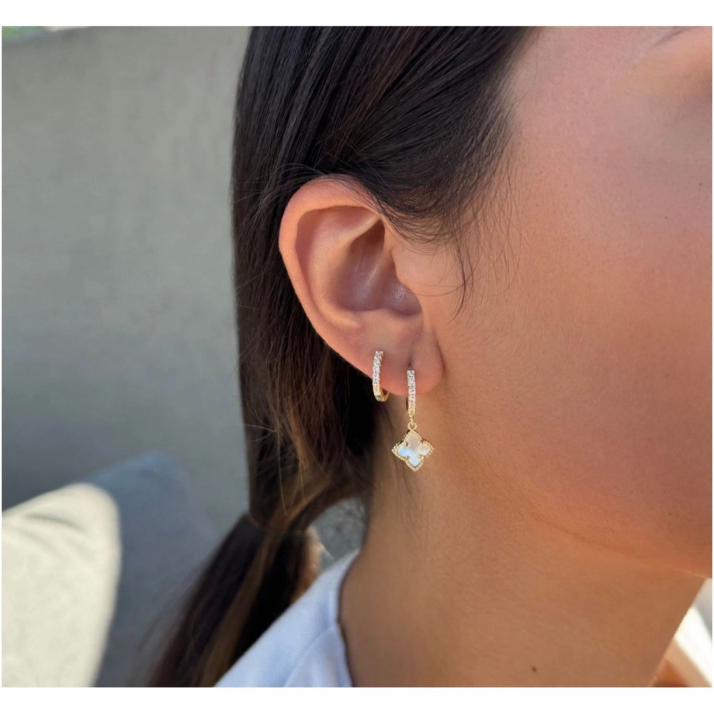 【Adornia 】貝母波光珍珠系列飾品  -銀色-細節圖2