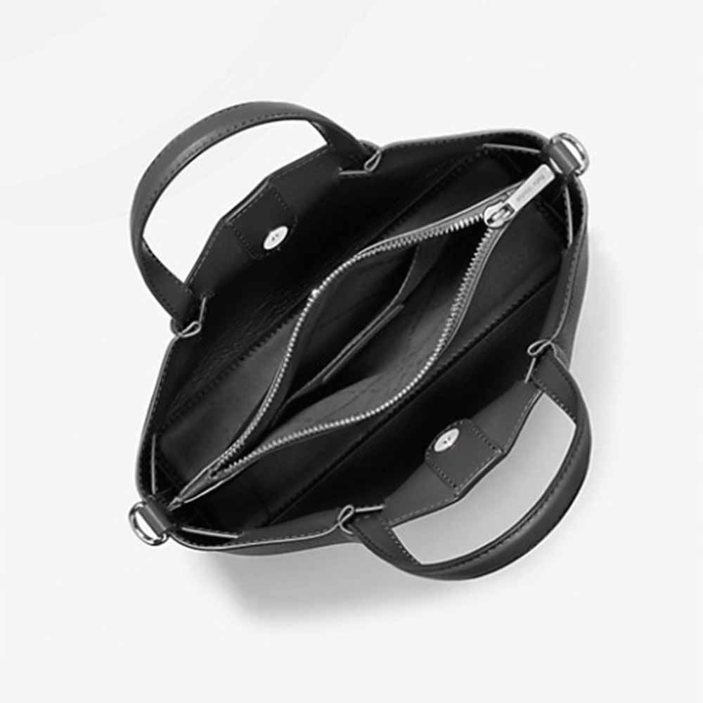 【MK】 Carson 小型 鵝卵紋 皮革 手提包 斜背包 包包-細節圖4