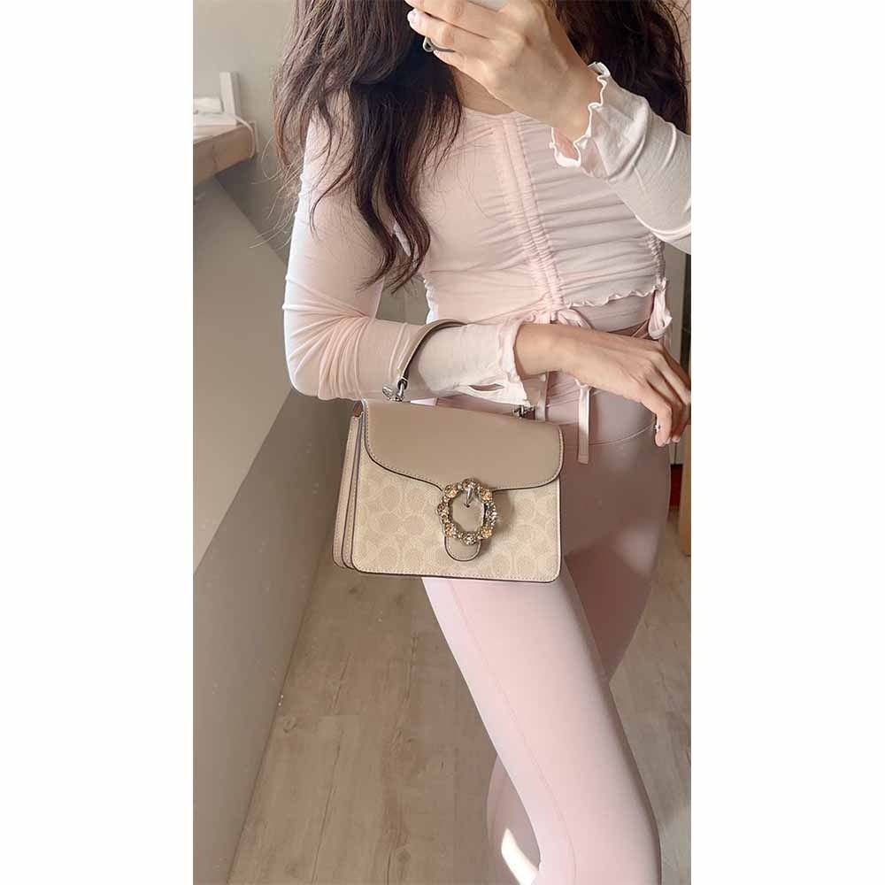 【Coach】Courtney Top Handle Bag 手提包 斜背包-細節圖5
