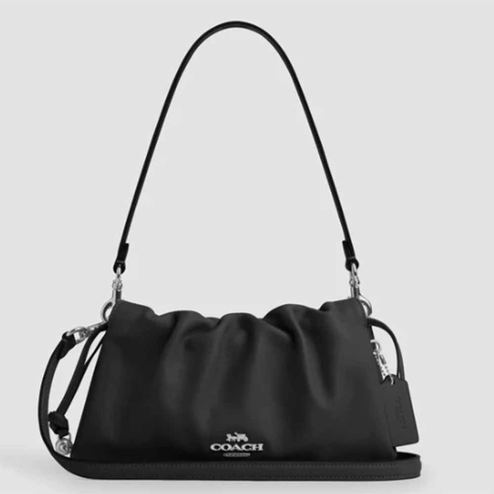 【Coach】 Faye Ruching 肩背包 側背包 包包-細節圖9