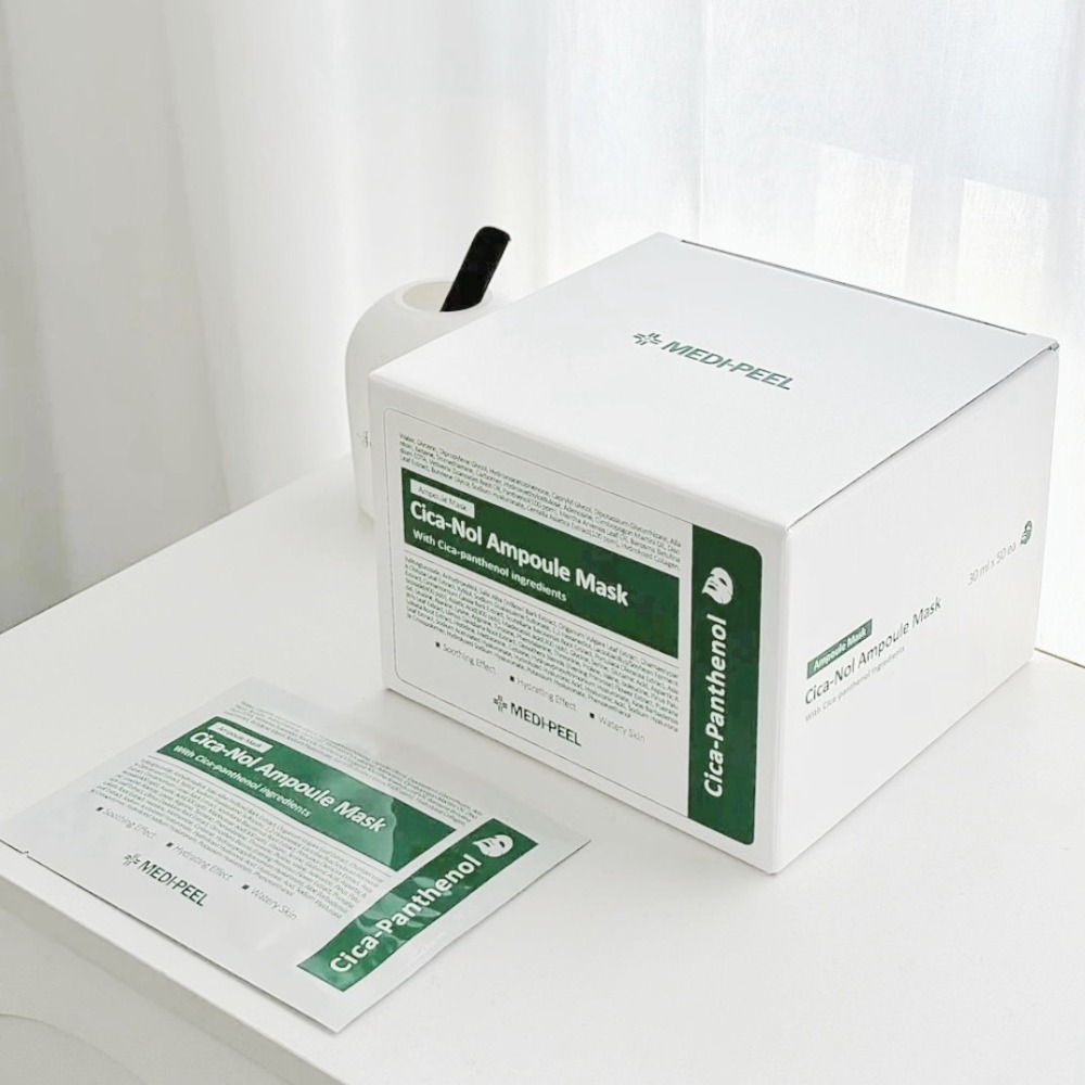 韓國【MEDIPEEL】美蒂菲 積雪草 舒緩 面膜50片/盒-細節圖8