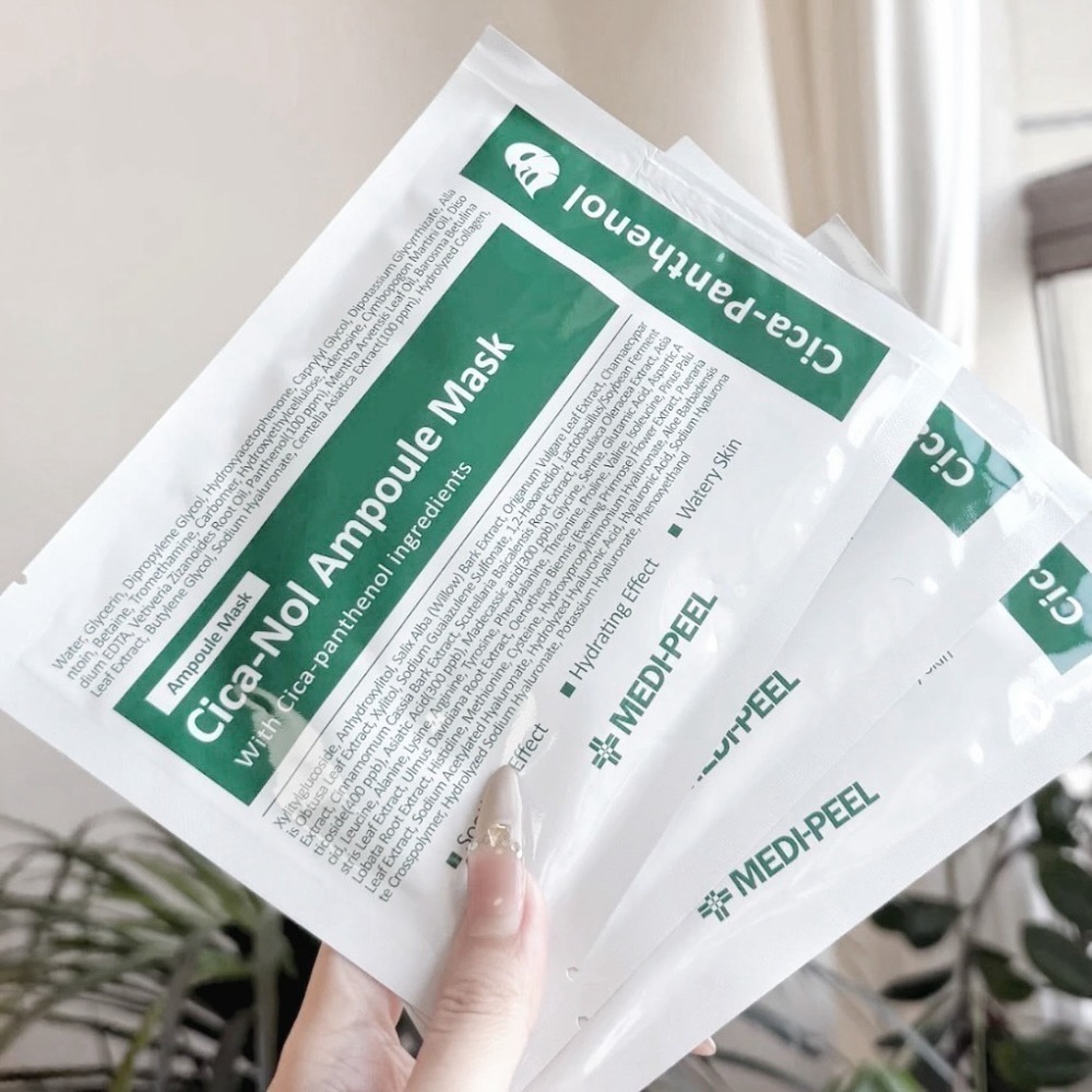 韓國【MEDIPEEL】美蒂菲 積雪草 舒緩 面膜50片/盒   &  5片裝-細節圖11