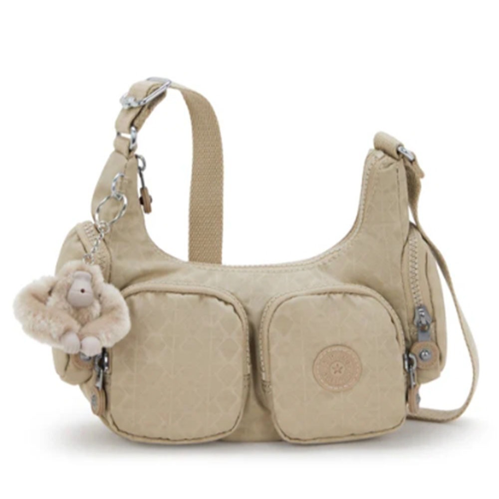 【Kipling】Rikka MINI 多拉鍊收納側背包-細節圖10