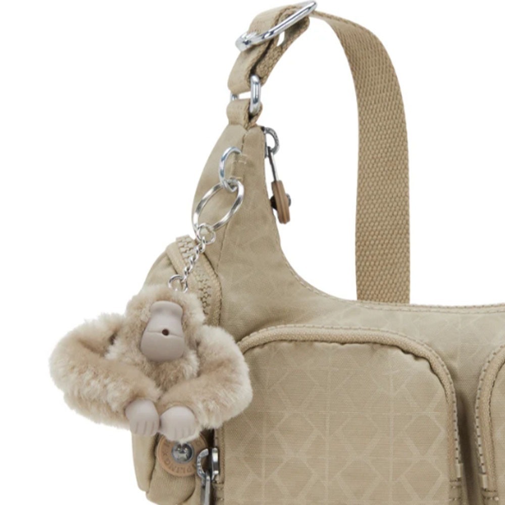 【Kipling】Rikka MINI 多拉鍊收納側背包-細節圖11