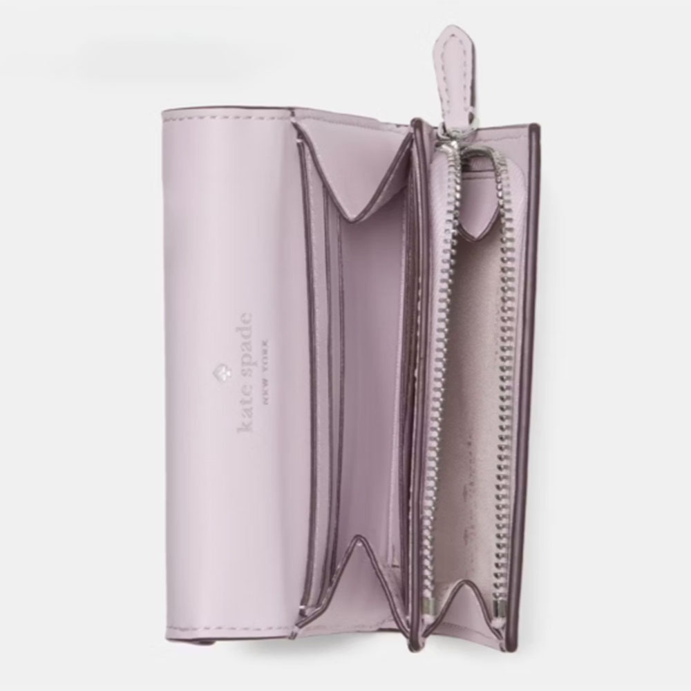 【Kate Spade】 KS 對開 L零錢 Bridget Crinkle小短夾 包包-細節圖10