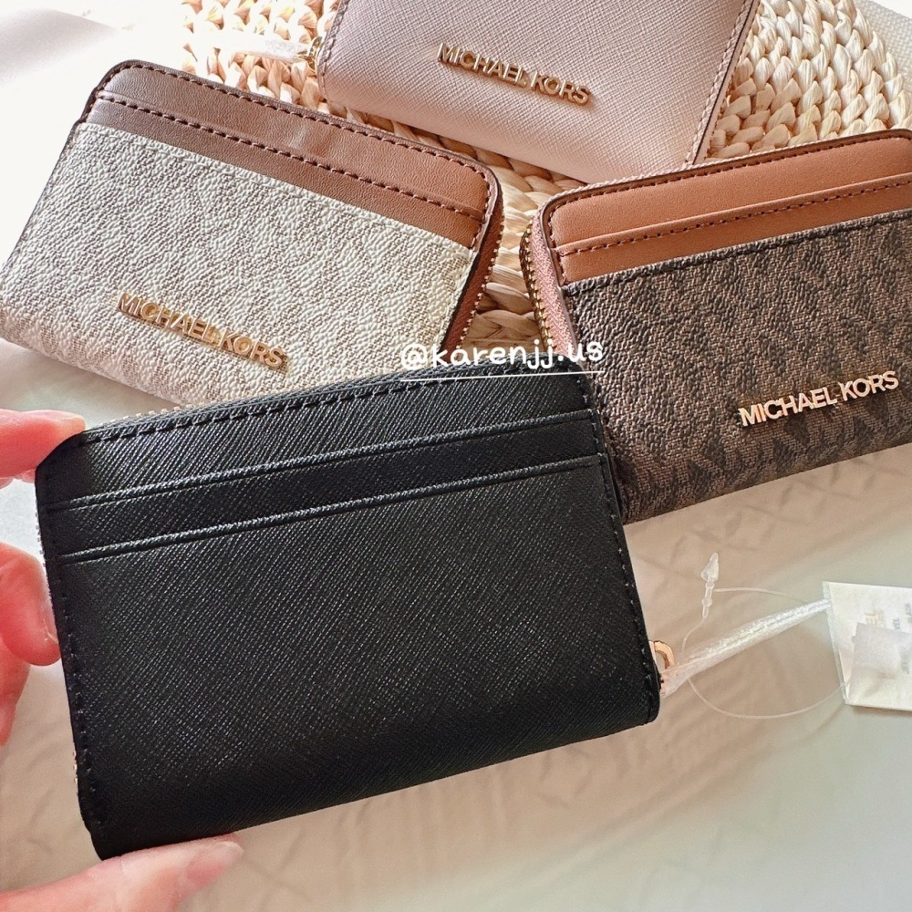 【MK】 ㄇ字 LOGO 防刮 皮革 拉鍊 零錢包 卡包-細節圖2