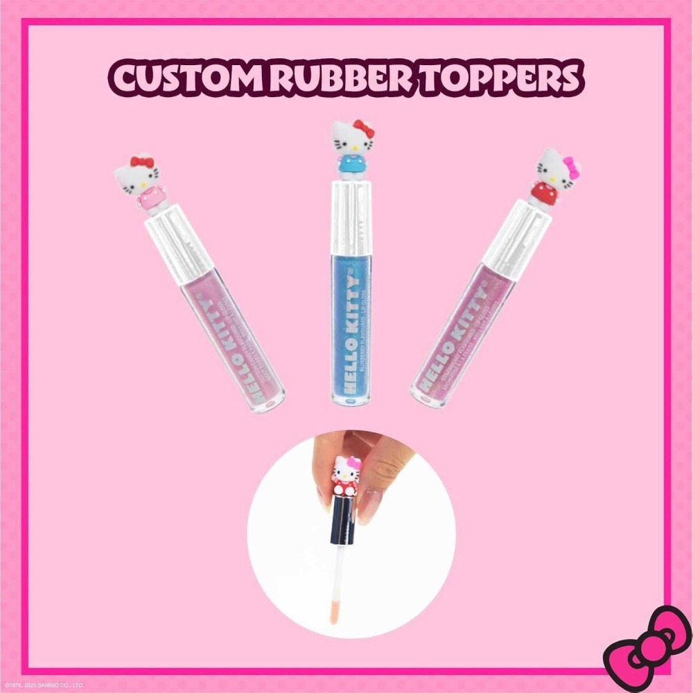 🎀【超人氣 TownleyGirl 無毒兒童彩妝禮盒｜Kitty 夢幻派對組】🎀-細節圖5