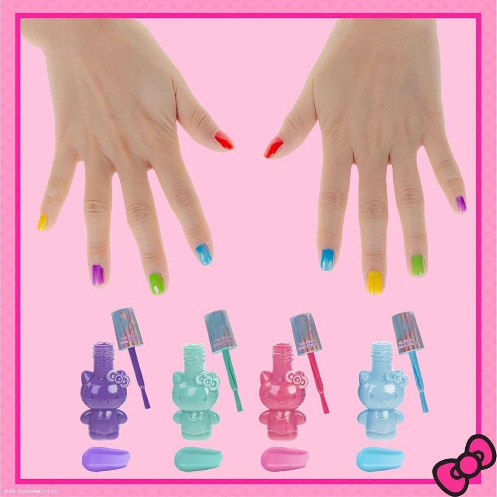 🎀【超人氣 TownleyGirl 無毒兒童彩妝禮盒｜Kitty 夢幻派對組】🎀-細節圖7