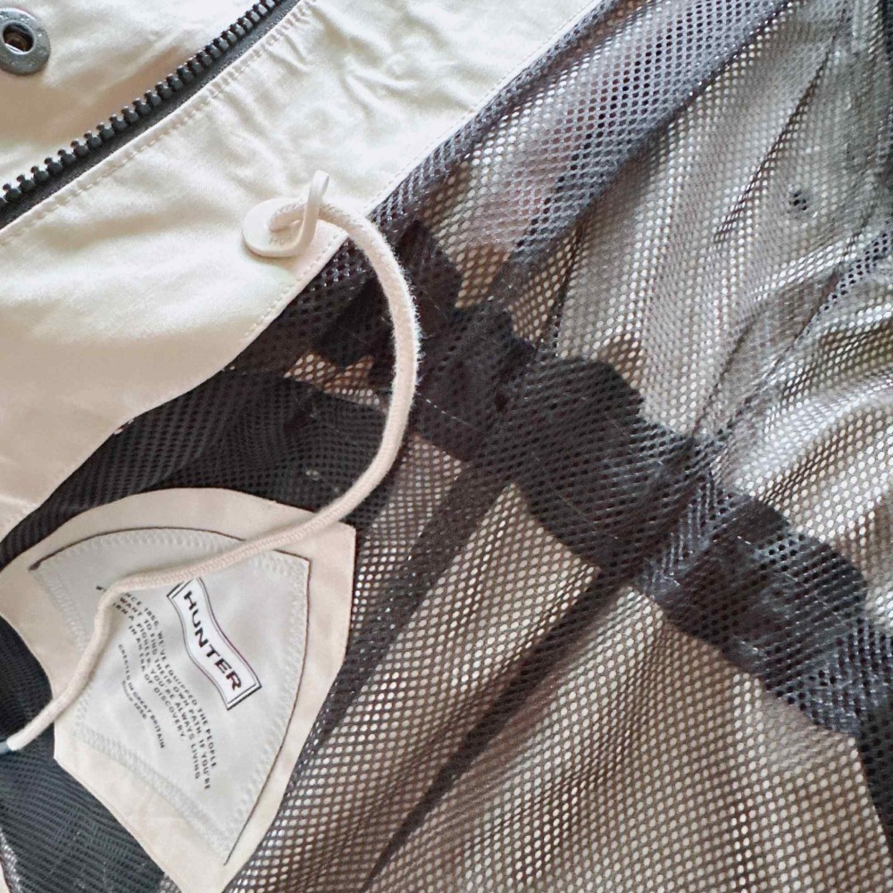 【Hunter】 女款 卡其 防風 外套    尺寸偏大 建議小一號拿-細節圖3