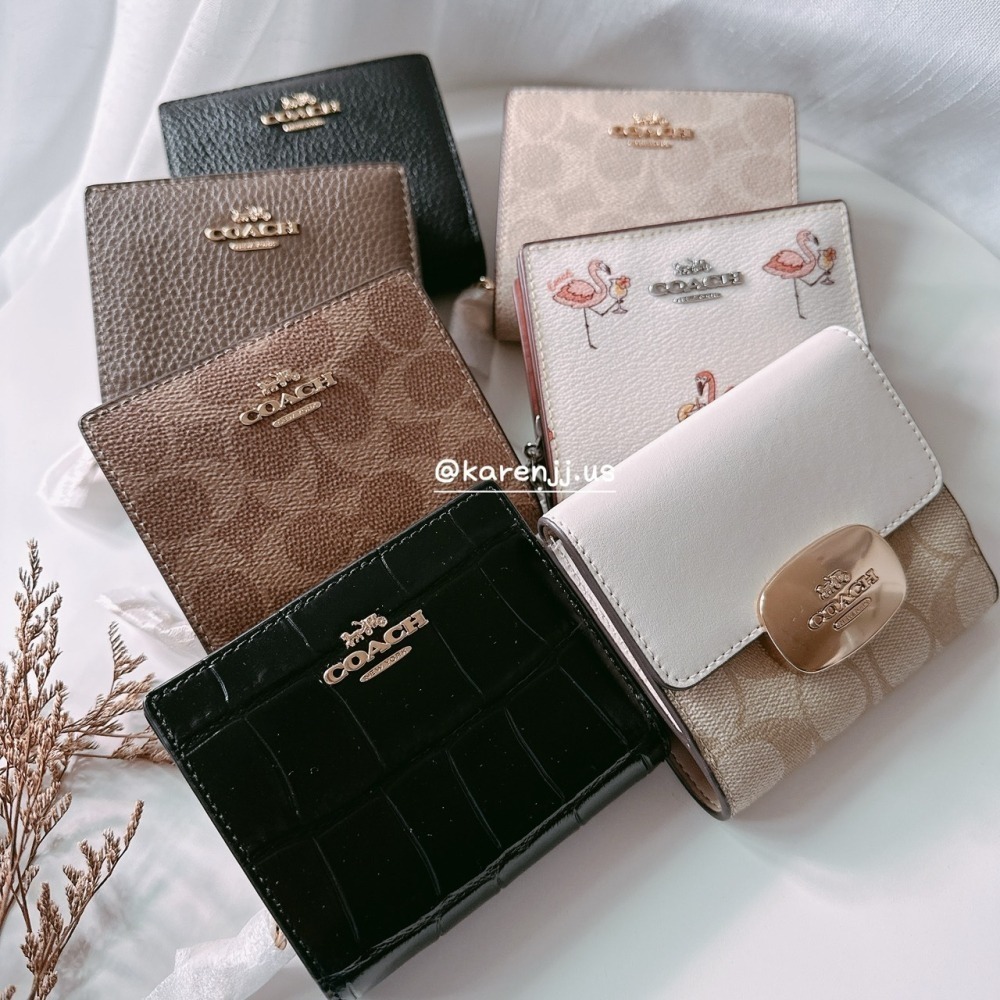 【7-ELEVEN門市團購】【Coach】各式經典 防刮 老花 零錢 短夾 皮夾 包包 對開-細節圖2