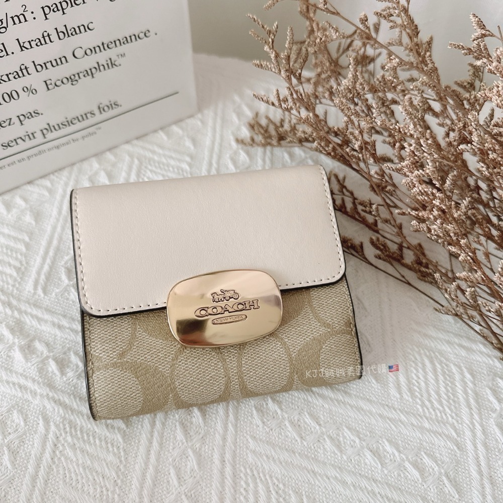 【7-ELEVEN門市團購】【Coach】各式經典 防刮 老花 零錢 短夾 皮夾 包包 對開-規格圖11